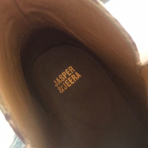 Anthropologie Jasper & Jerra  Leather Booties 40 - Picture 6 of 7